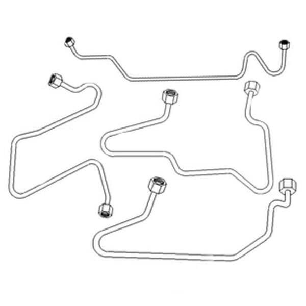 Aftermarket New Injection Line Set Fits Ford Fits New Holland 256 A62 655 755 5110 + FPL400 - main